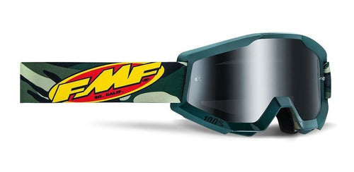 Goggles FMF Powercore Assault Camo - Mica Espejo Plateada